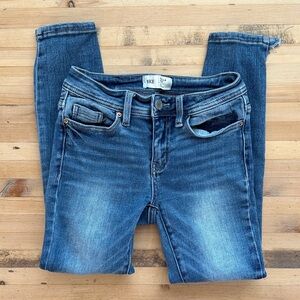 Women’s BKE Stella Mid-rise Distressed Ankle Skinny Jeans, Size 24